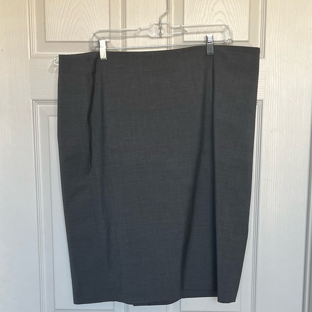 Talbots Gray Pencil Skirt- Size 20